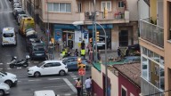 Un conductor drogado se mete dentro de un minimarket de la calle Aragón, en Palma