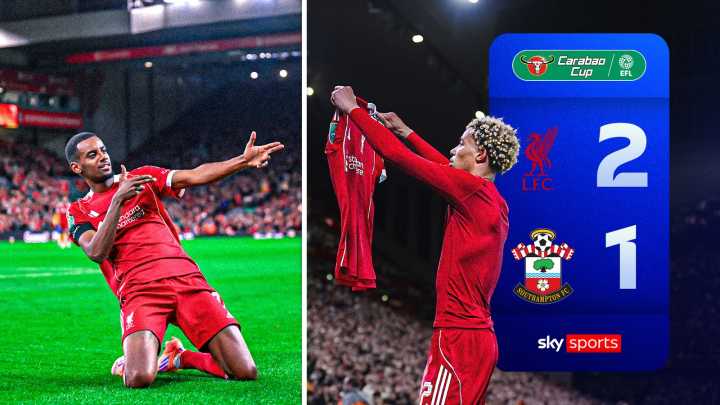 Liverpool 2-1 Southampton | Carabao Cup highlights
