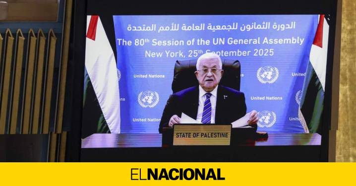 Mahmud Abás condena los ataques del 7-O y asegura que Hamás no representa Palestina en la ONU