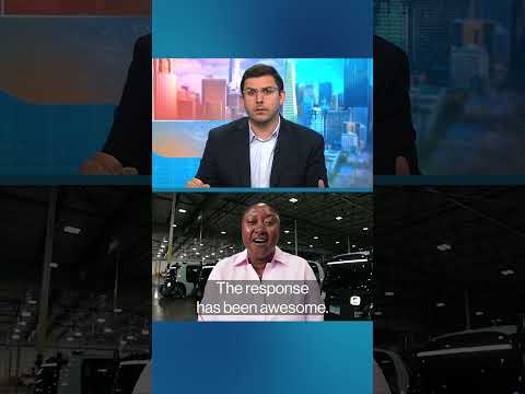 Amazon’s Zoox launches robotaxi rides to public in Las Vegas#shorts #zoox #robotaxi #tech