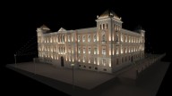 Nueva iluminación artística para el histórico inmueble que es sede de la Diputación de Toledo