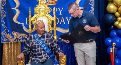 Alabama WWII veteran Willie Bennett celebrates 106th birthday