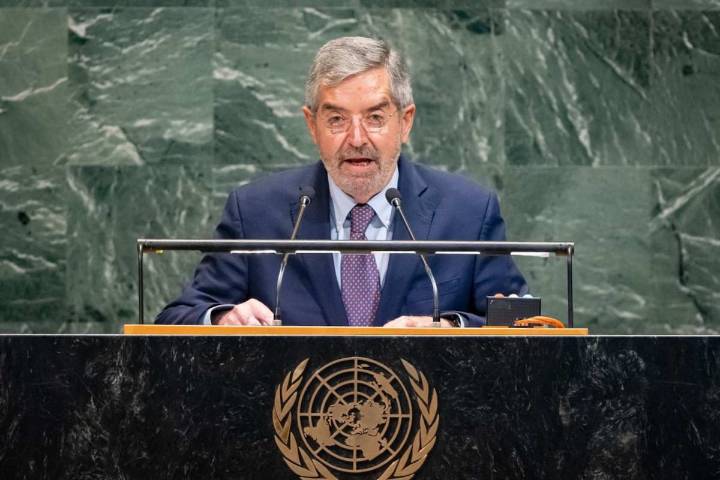 De la Fuente denuncia ante la ONU genocidio en Gaza y defiende un Estado palestino en paz con Israel