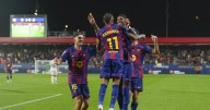 El Barça monta una fiesta en el Johan Cruyff a costa de un pobre Valencia