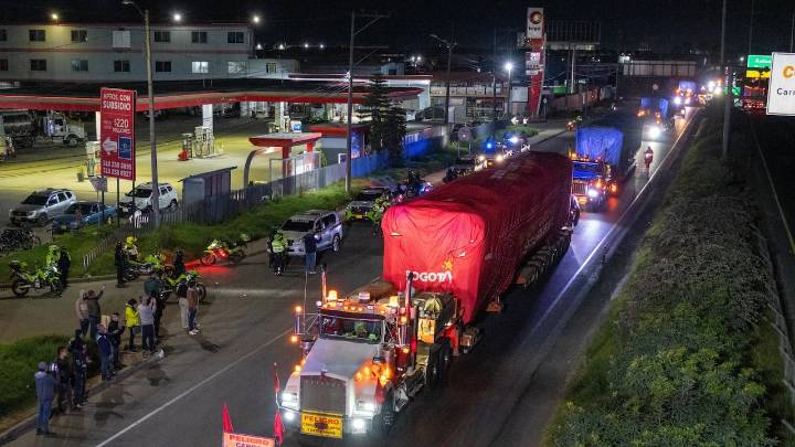 Video: Ya está en Bogotá el primer tren del Metro, así fue su llegada a la ciudad