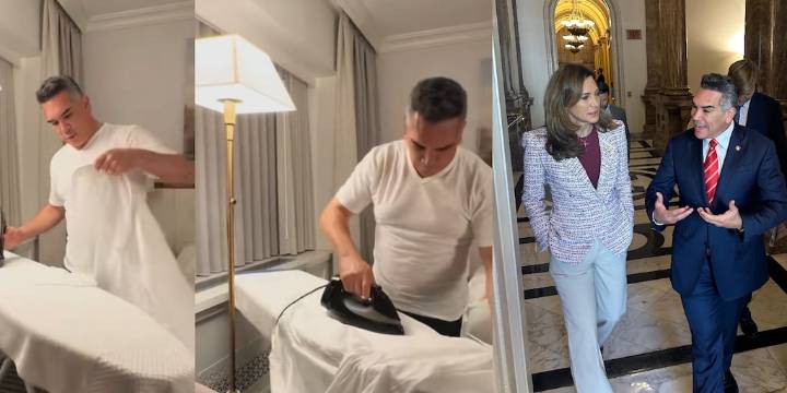 Alito Moreno reaparece en Washington planchado su camisa: asegura que el PRI no permitirá una “narcodictadura” en México