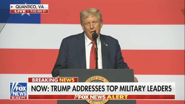Trump Waxes Poetic About the ‘Gorgeous Paper’ He Signs for Generals