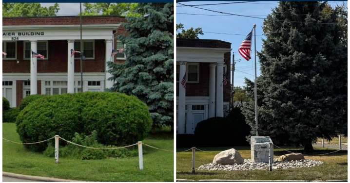 A WWII memorial in Springfield Township is seeing daylight again