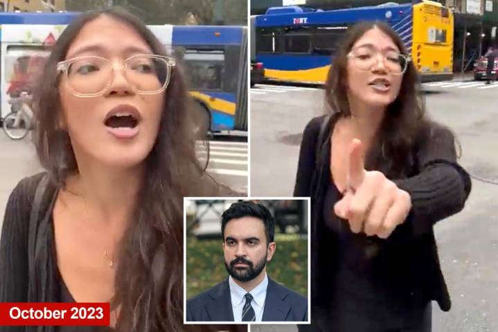 Hunter College grad who tore down Hamas hostage posters in viral video worked for Zohran Mamdani's office