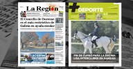 La portada de La Región de este martes, 23 de septiembre