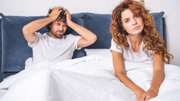 Men twice as likely as women to suffer from 'sex headaches' during and after romping, a study reveals