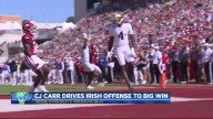 Notre Dame looking ahead after huge win over Arkansas