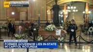 Jim Edgar funeral: Late former Republican governor lies in state at Illinois State Capitol Building rotunda in Springfield
