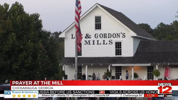 Prayer at the Mill brought community members together honoring Charlie Kirk