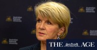 Julie Bishop speaks about resignation of ANU vice