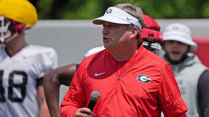 Georgia’s Kirby Smart gets snippy with reporter over Alabama record question