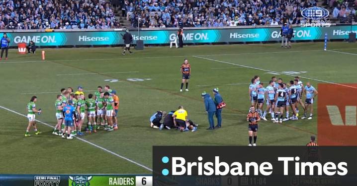 Sharks prop KO'd in 'total accident'