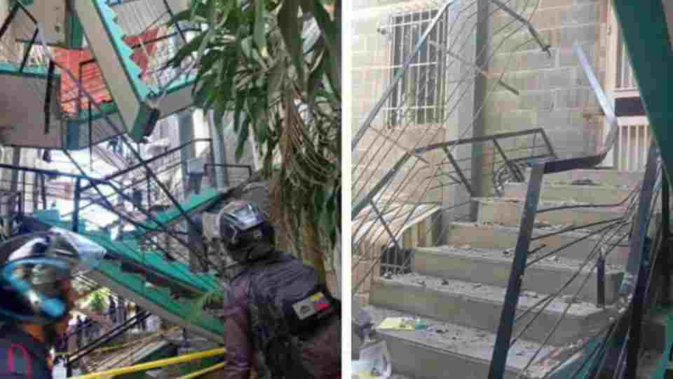 Colapsaron escaleras en edificio de Guatire y dejaron 13 heridos