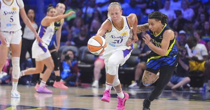 Allemand scores 21, Burrell sparks late run; Sparks beat Wings 91