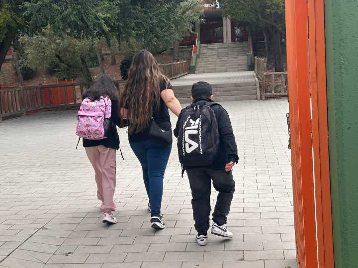 Compartir emociones en el primer día de colegio