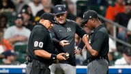 MLB news: Astros outfielder has bat confiscated by umpires in bizarre scene