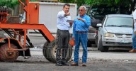 Eval?a alcalde Lalo Gatt?s avances en pavimentaci?n