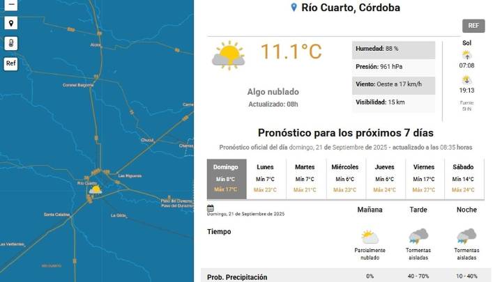 En el inicio de la Primavera, se espera una semana con temperaturas agradables en la ciudad