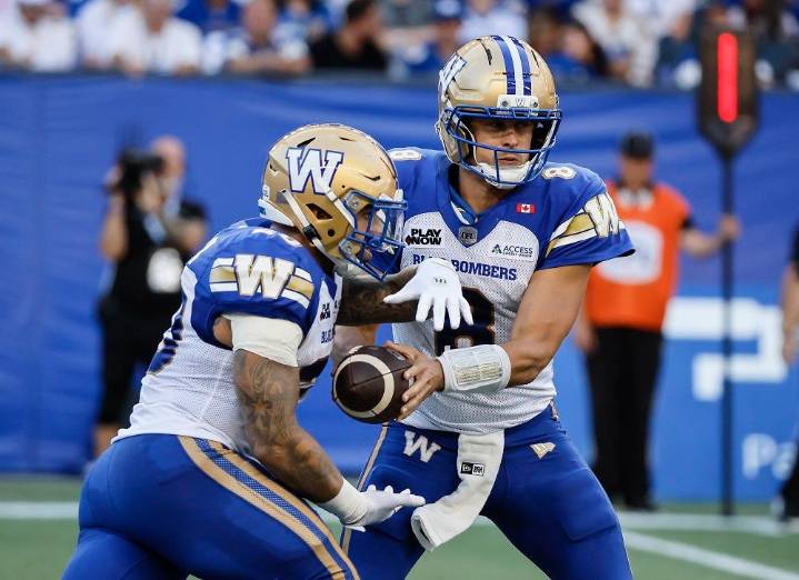 Concussed or not, Bombers teammates back Collaros's return