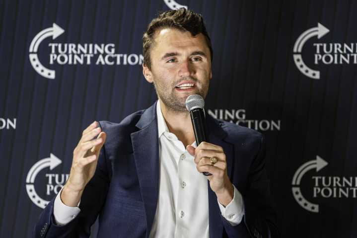 The Latest: Conservative activist Charlie Kirk has been shot at an event in Utah
