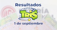 Resultados del Tris de hoy 1 de septiembre del 2025. Ve aquí los números ganadores