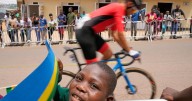 Photos show pride and excitement among spectators at road cycling world championships in Rwanda