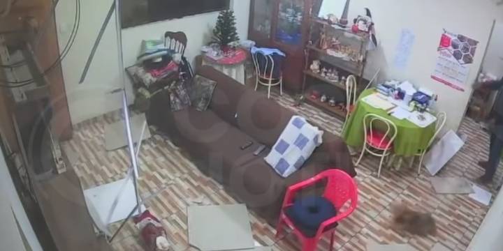 Atentado en Trujillo: Nuevo video muestra desde el interior el momento de la explosión en una vivienda