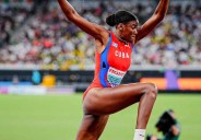 Triplista cubana Leyanis Pérez conquista Tokio