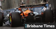 Watch: Oscar Piastri crashes into wall in Baku GP qualifying chaos
