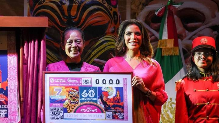 Lotería Nacional anuncia billete del Huey Atlixcáyotl