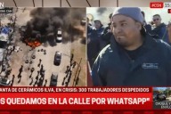 Uno de los 300 despedidos en Cerámica: ''Con qué cara le decís a tus hijos que no hay para comer''