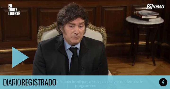 Javier Milei le aseguró a la prensa francesa que el kirchnerismo "intenta matarlo"