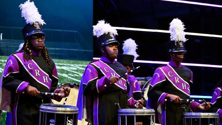 Band members on stage for The Tennessean Student of the Week. Vote now