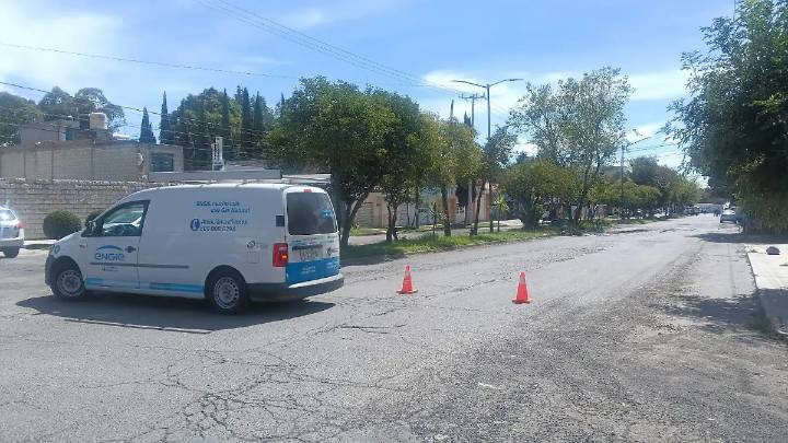 Fuga de gas natural moviliza a autoridades en Apizaco