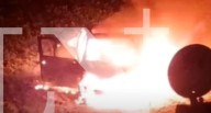 Triple crimen. Así fue el momento en el que incendiaron la camioneta en la que trasladaron a las tres jóvenes asesinadas