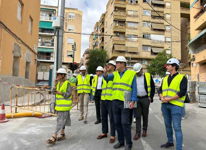 Avanzan las obras de rehabilitación del barrio de Porfirio Pascual de Elche