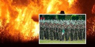 Dos militares fueron rociados con gasolina durante una asonada en Putumayo: su estado es grave