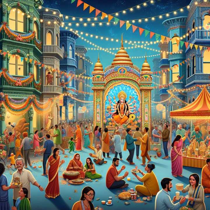 Rain Looms Over Durga Puja Festivities in West Bengal