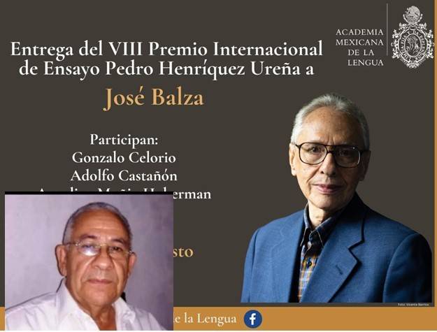 De un grande a otro: felicitan al escritor deltano José Balza por reconocimiento internacional