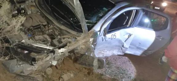 Choque frontal en Ruta 7 dejó un conductor alcoholizado