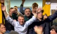 Festejos en Fuerza Patria por el gran triunfo en Arrecifes