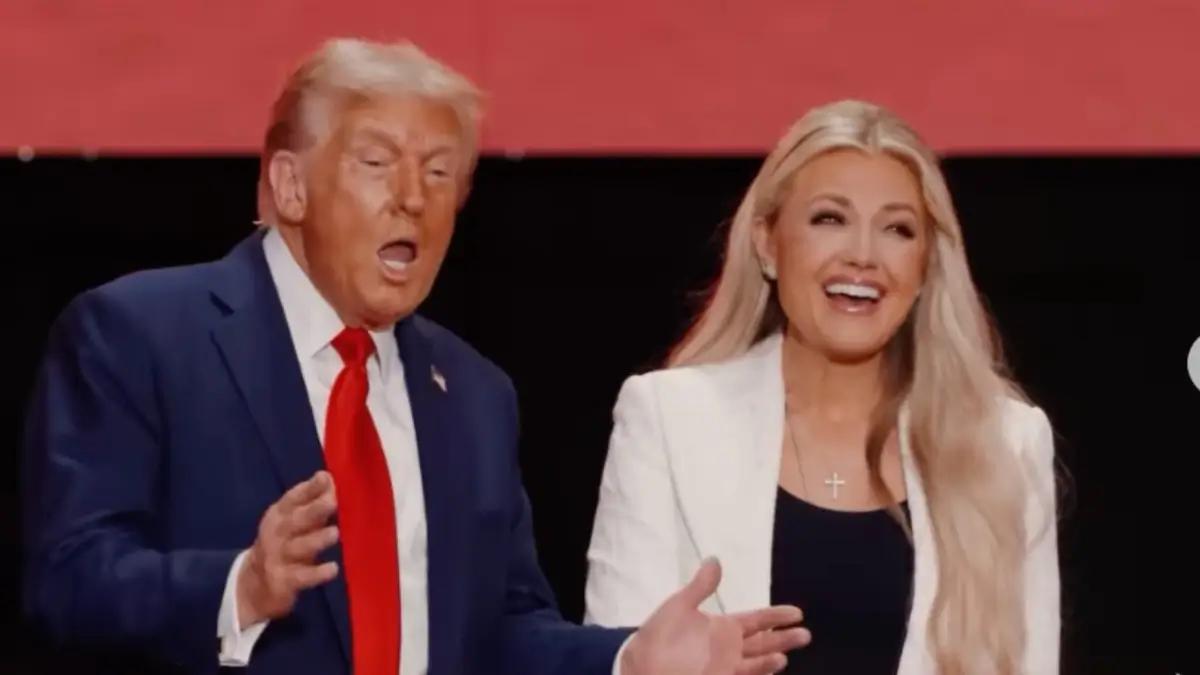 ‘They Definitely Did It’: Trump’s Bizarre Dancing and Odd Embrace of Charlie Kirk’s Widow at Memorial Raises Eyebrows