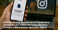 Cierran cientos de cuentas en Facebook e Instagram por tráfico de fauna silvestre: Profepa y Meta lanzan operativo digital
