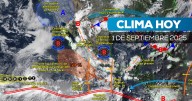 Monzón mexicano provoca lluvias fuertes y temperaturas superiores a 45 °C este 1 de septiembre