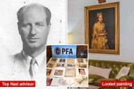 18th-century painting stolen from Jewish collector in WWII recovered after being spotted in Nazi's daughter's home listing